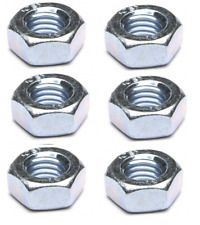 1/2" Whitworth Nuts Full Nuts Zinc Plated Quantity 6