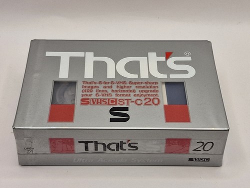 That vhsc svhs vhs c - vhsc, s-vhs