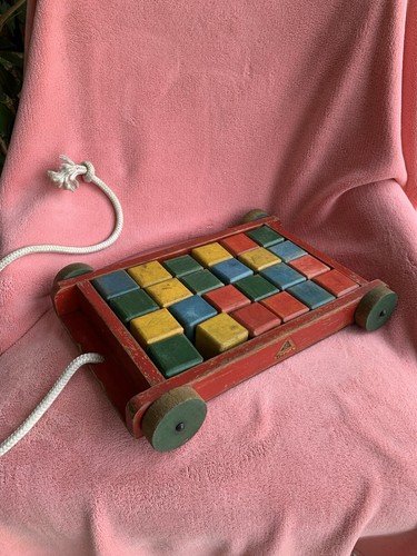 Triang vintage wooden trolley - triang,