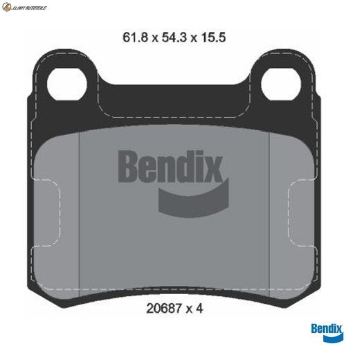 Brake pad set disc - brake,