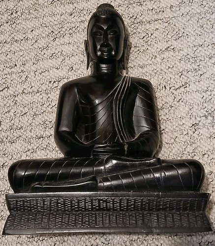 Large vintage hand carved real - large,