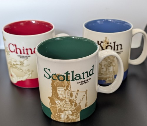 Starbucks global icon mugs 3 - icon, x