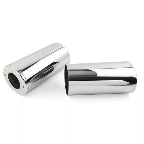 Chrome fork slider cover - chrome,