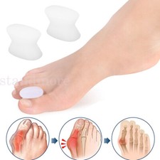 1/2 pair Toe Spreader Bunion Gel Straightener Separator Corrector Protector Pain