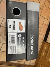 Roomers Extra Wide Dual Fitting Men’s Tan Touch Fastening Shoes