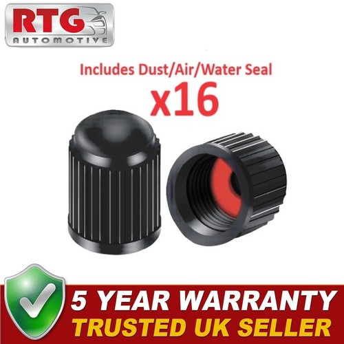 16x tyre valve dust caps - dust, with