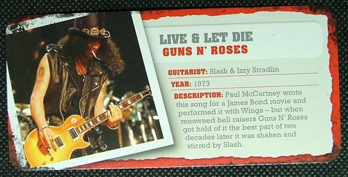 Guitar riff tab - let, die