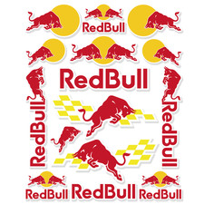 Reflective Red Bull Sticker