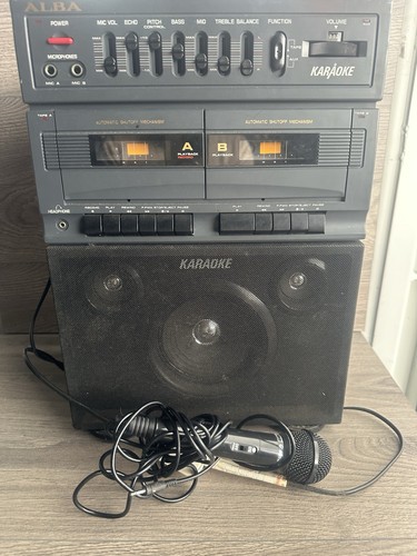 Alba portable stereo karaoke - alba,