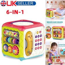 Baby Activity Cube Play Centre Music Toys Educational Early Learning Xmas Gift