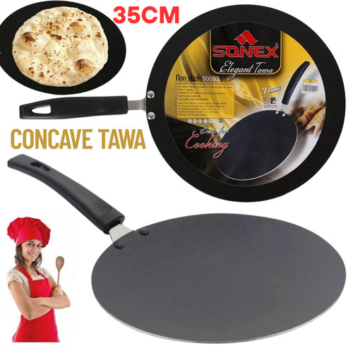 Non stick concave - stick, tava