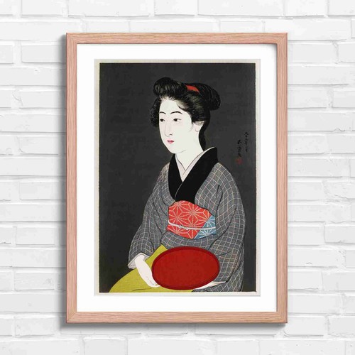 Traditional japanese woman art - traditional,