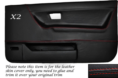Red stitch front - 2x,