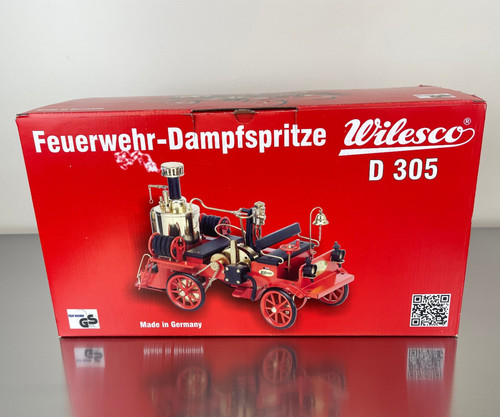 New wilesco d305 steam - d305, fire