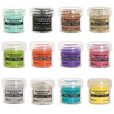 Ranger Mixed Media Embossing Powders with Sparkle -  various colours in 18g Pots