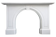 Antique Fireplace Surround Victorian White Marble ready to install | Circa 1860.