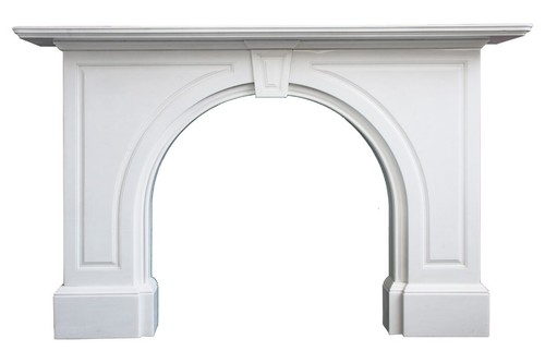 Antique fireplace surround - antique,