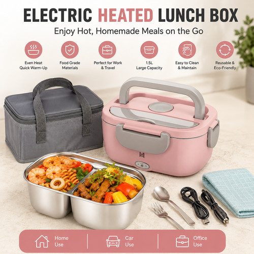 Electric lunch box - electric, food