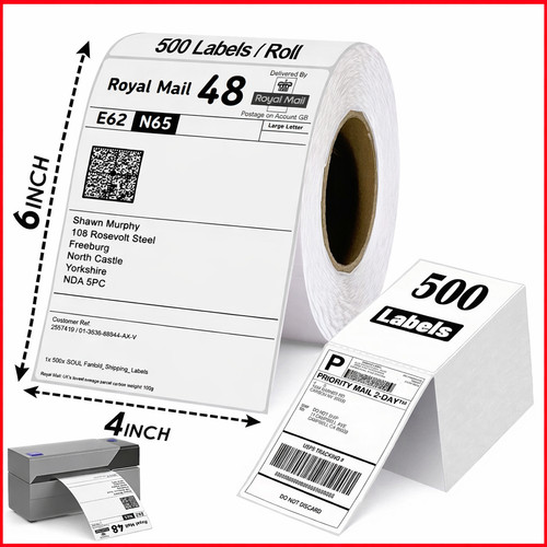 4x6 direct thermal labels for - 4x6,