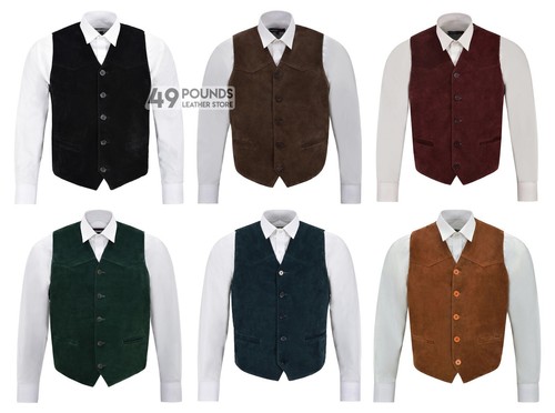 Men suede real leather - men's,