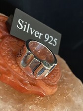 Solid Silver Bullet belt  