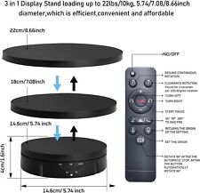 Photography Turntable Electric Rotating Display Stand 360 Degree with Remote Con