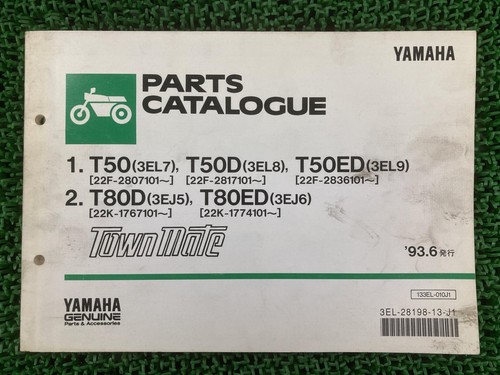 Townmate parts list - parts,