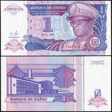 ZAIRE 1 NOUVEAUX MAKUTA (P52)