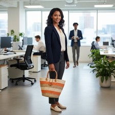 Large African Kiondo Bag