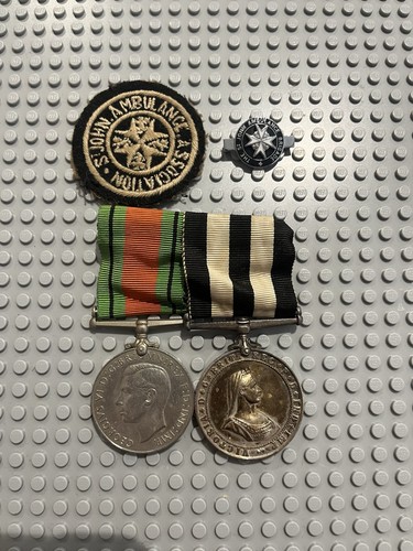 John ambulance ww2 medal - john,