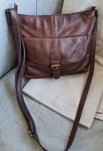 Fat face leather crossbody - face,