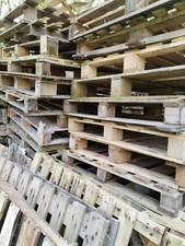 Wooden pallets used