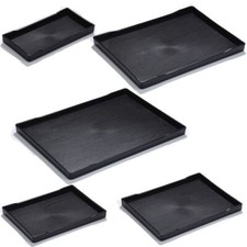 1 Pcs Black Serving Trays