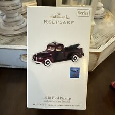 Hallmark Keepsake Ornament 1940 FORD PICKUP All American Trucks Christmas 2010