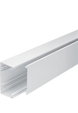 50mm X 100mm / 2"x4" PVC Trunking - 1m Length Marshall Tufflex