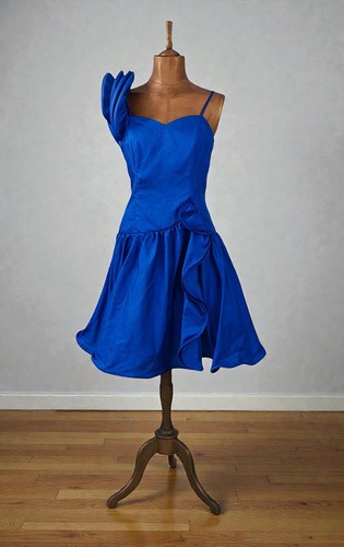 Vintage 80s prom dress evening - 80s,
