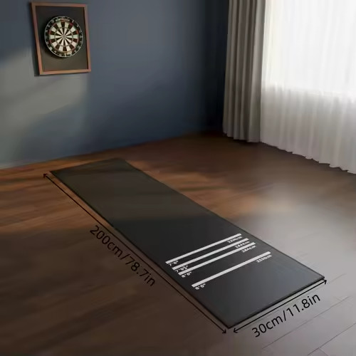 Darts mat with throwing - darts,