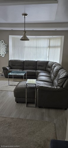 Seater grey real - 7, leather
