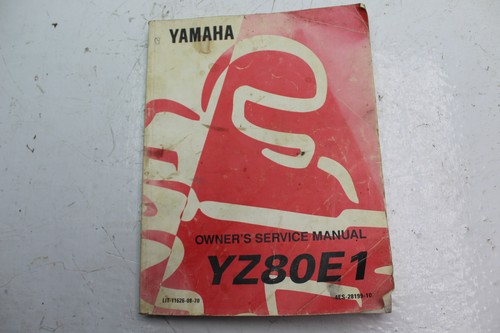 1992 1993 yamaha yz80e1 owners - 1992-1993,