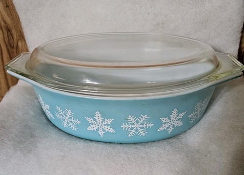 Vintage pyrex snowflake - vintage,