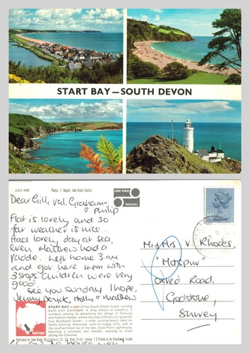 Postcard start bay - postcard,