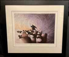 Mackenzie Thorpe - 'Out Of A Cloud' - Framed Ltd Edition 