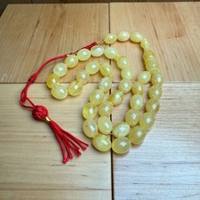 Handmade Y/W Amber Misbaha