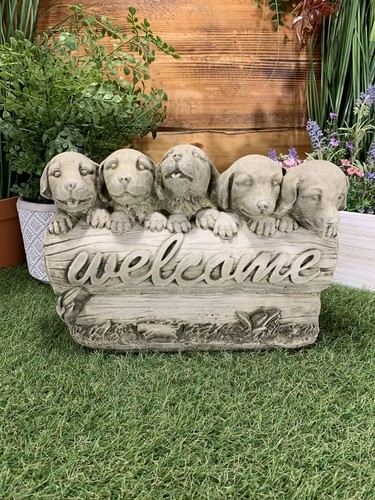 Stone garden labrador dog - stone,