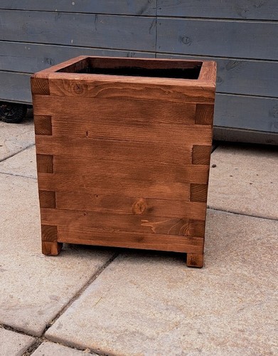 Square wooden planters for - ,