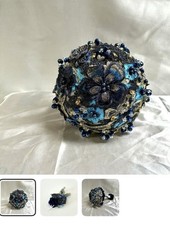 Blue bouquet artificial