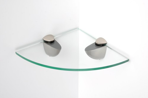 Glass shelves wall mounted - glass,