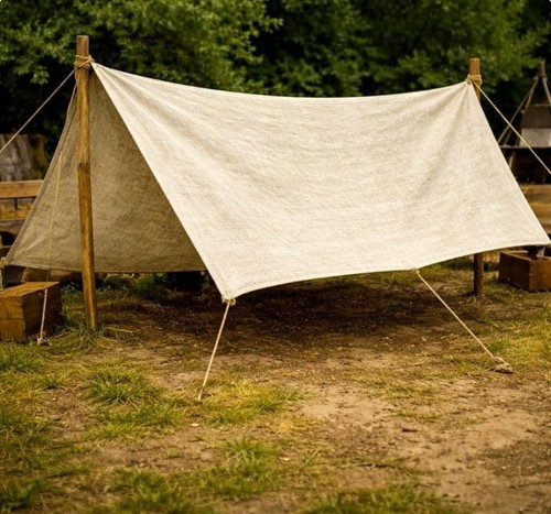 100 linen reenactment - 100%, tarp