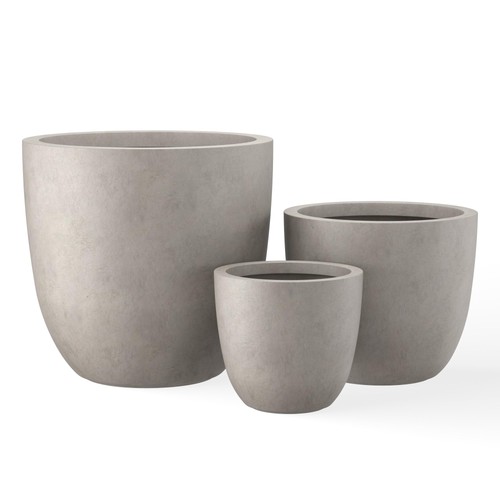 Set concrete bowl - set, 3