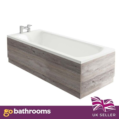 Wood effect bath - bath, cut